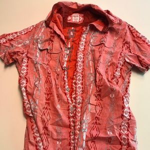 mossimo short sleeve button down Hawaiian